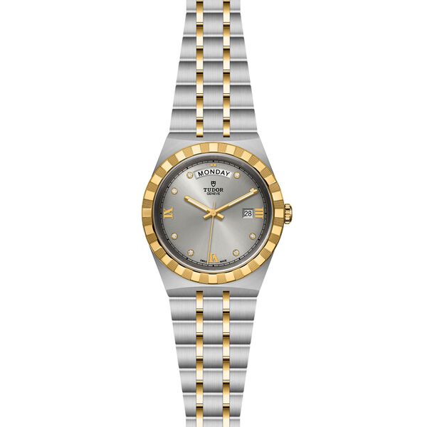 TUDOR Royal Automatic Day-Date 41 mm Yellow Gold, Stainless Steel and Diamond