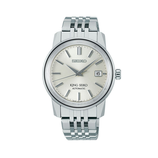 King Seiko 39 mm automatique en acier inoxydable