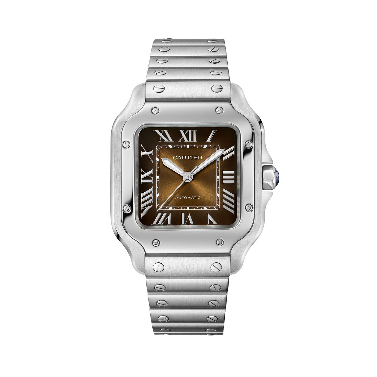 Santos de Cartier Medium Automatic 35 mm Stainless Steel image number 0