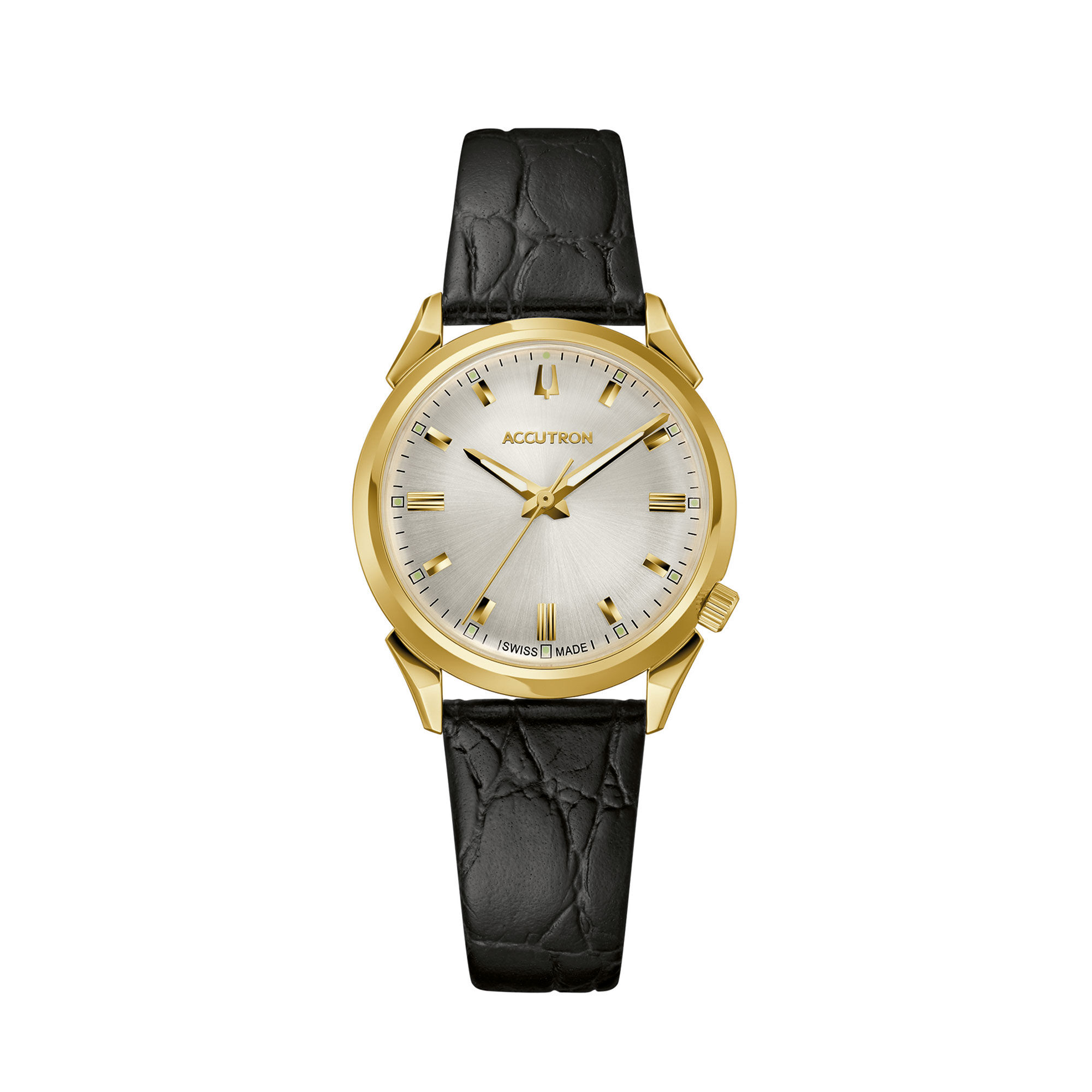 Gold accutron sale watch