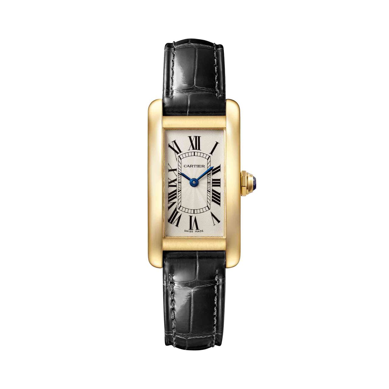 cartier tank americaine small quartz 34 19 steel wgta0039 front image number 0