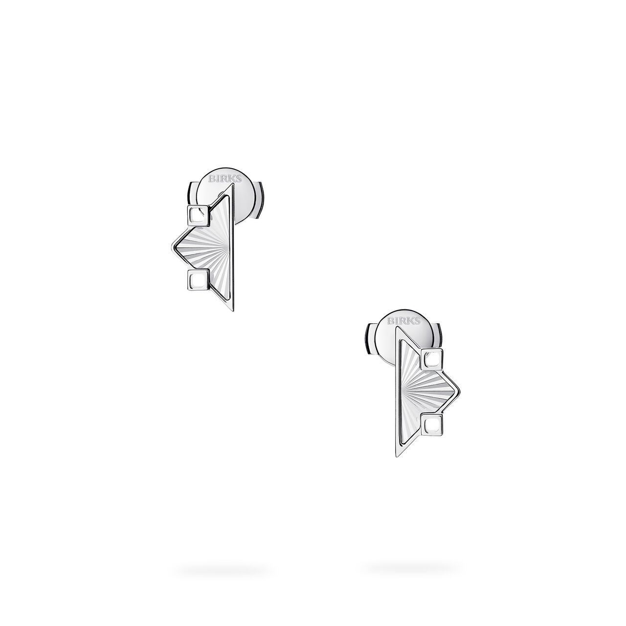 Birks Muse Silver Earrings  image number 0