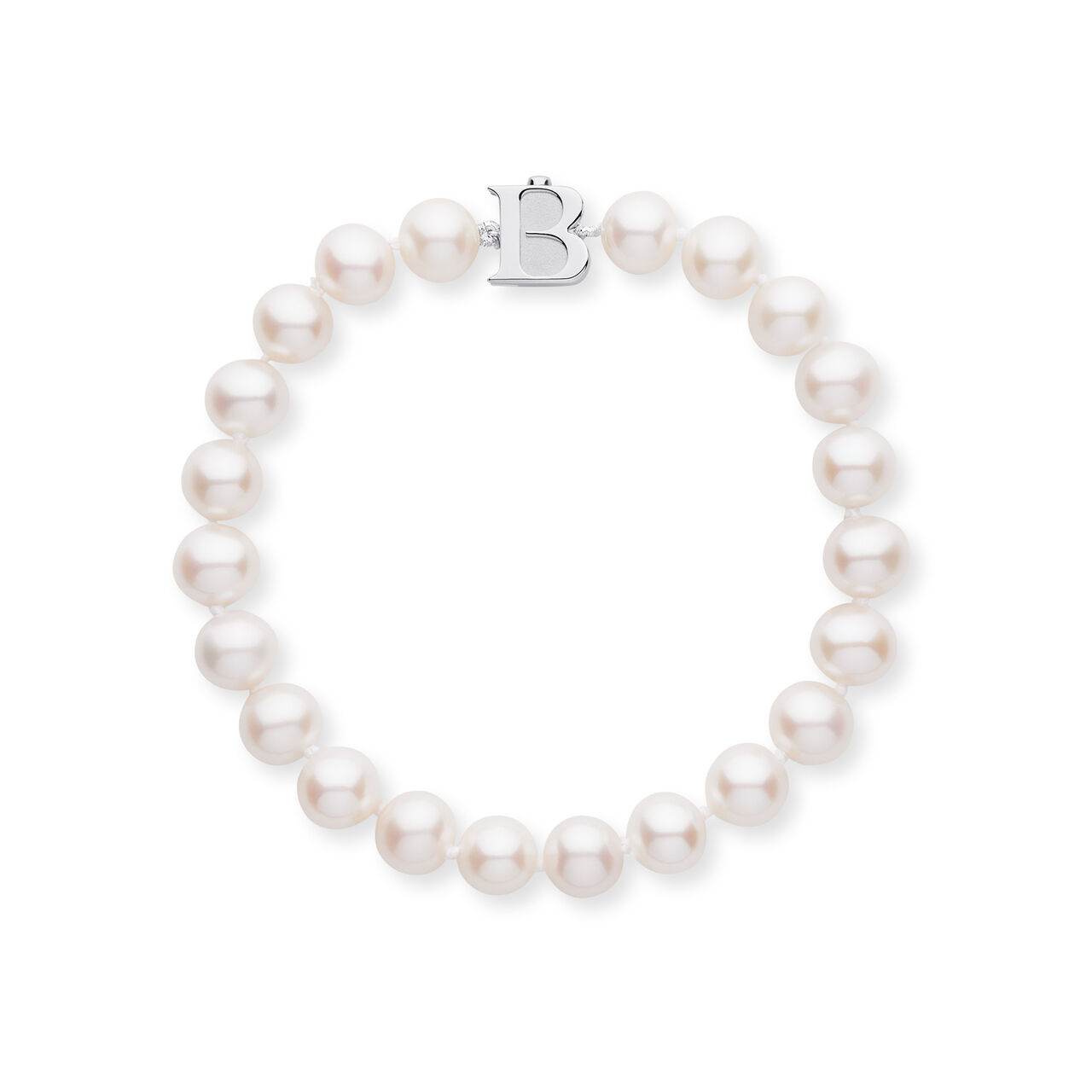 Birks Sterling Silver Cultured Freshwater Pearl Bracelet image number 0