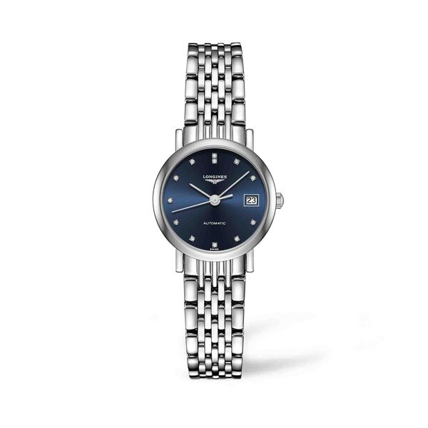 The Longines Elegant Collection Automatic 25 mm Stainless Steel & Diamond