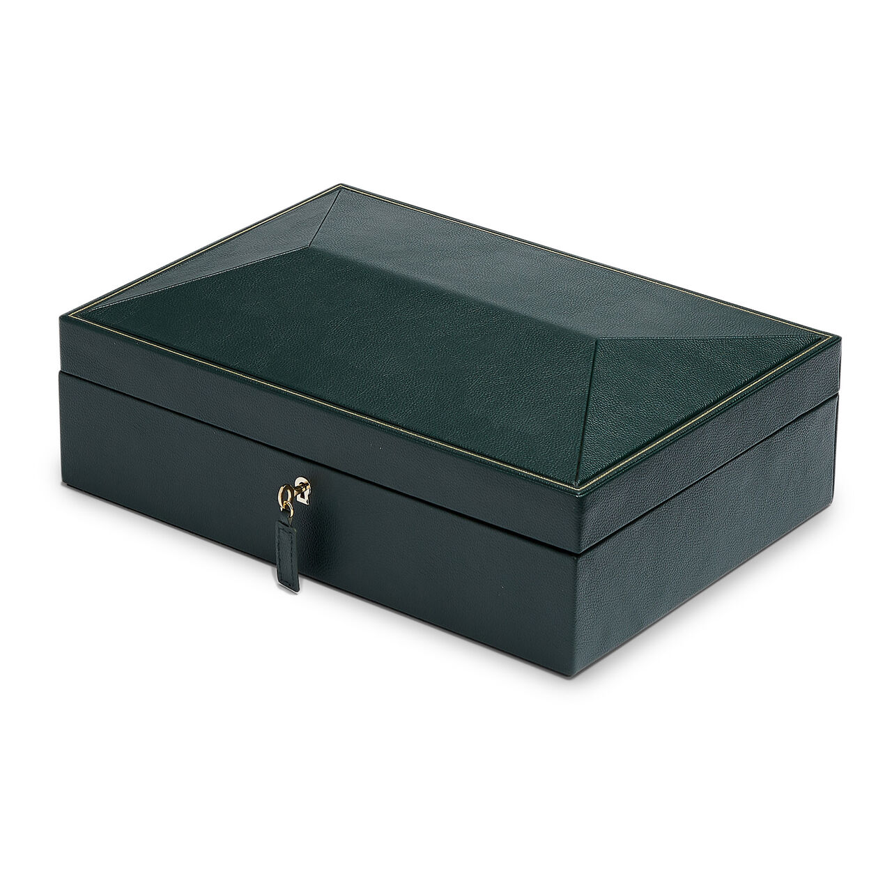 WOLF British Racing Green 10 Piece Watch Case  Closed image number 2