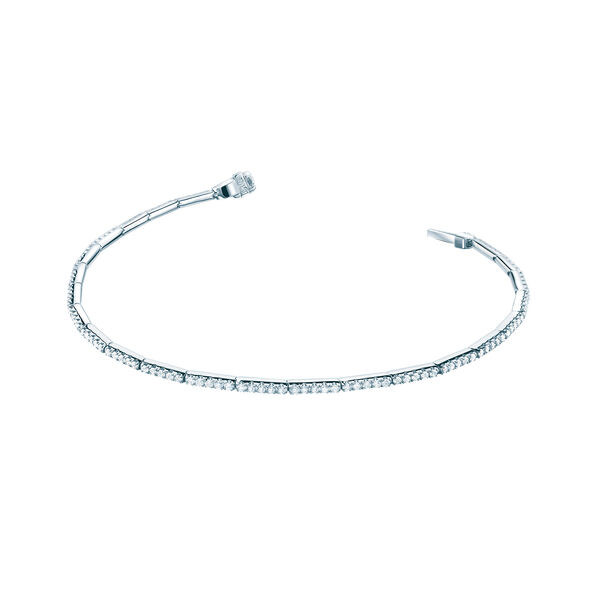White Gold and Diamond Tennis Bracelet