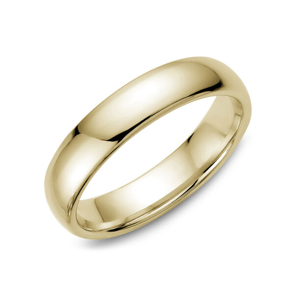 5 MM Yellow Gold Wedding Band