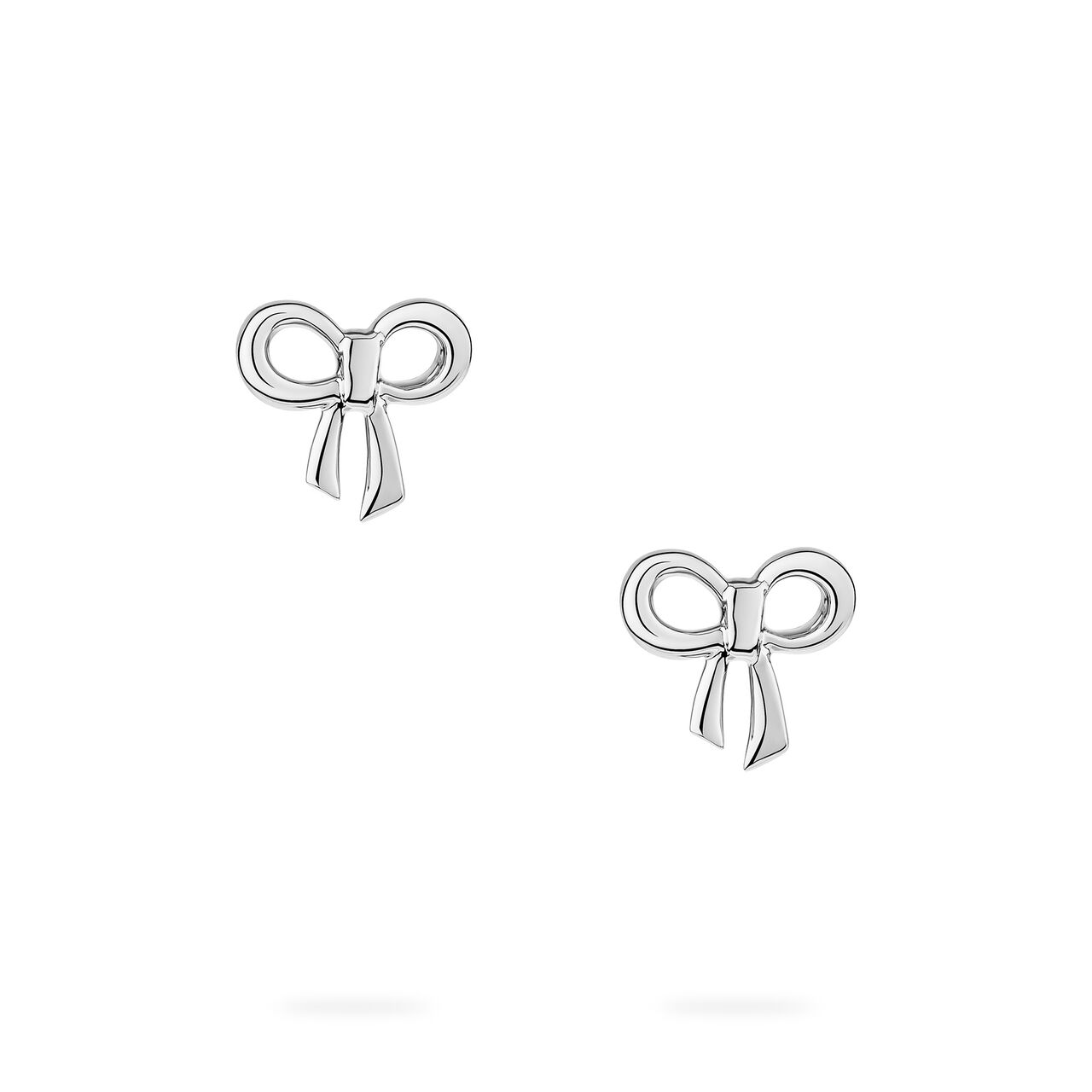 Birks Essentials Sterling Silver Bow Earrings for Kids image number 1