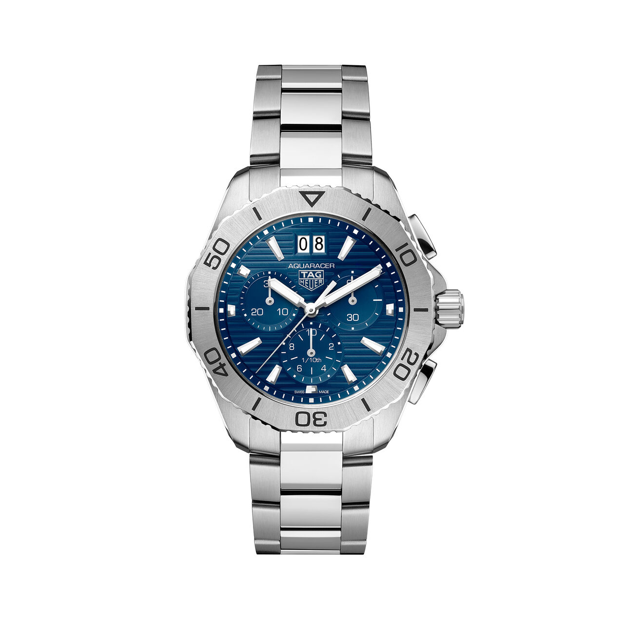 Aquaracer Professional 200 Quartz Chronograph 40 mm Stainless Steel image number 0