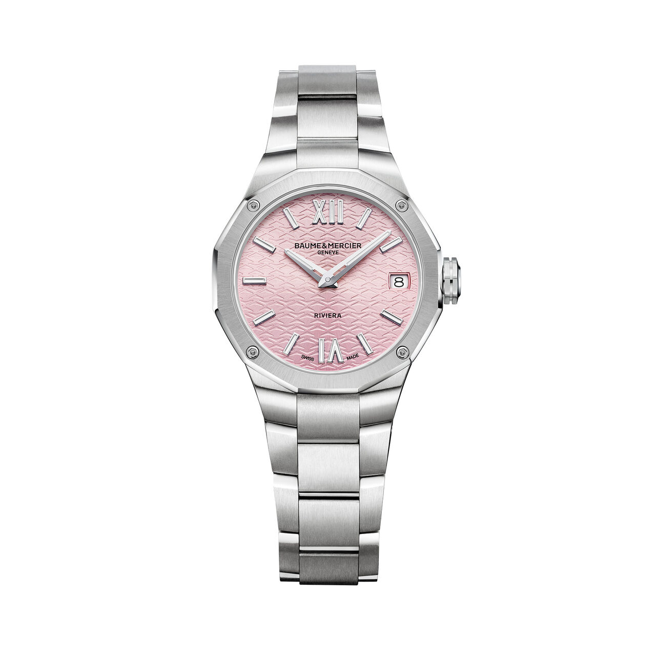 Women's Baume & Mercier Riviera Quartz 33 mm Stainless Steel Watch, front view image number 0