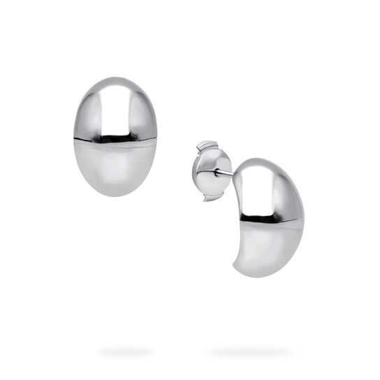 Birks Essentiels boucles d'oreilles bomb&eacute;es en argent image number 0