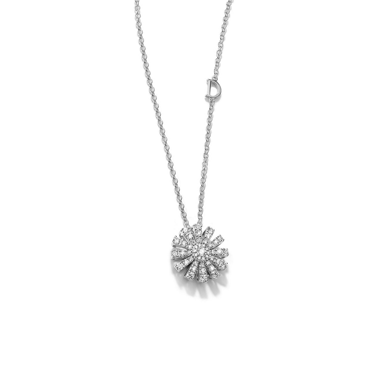 Damiani Margherita White Gold and Diamond Pavé Pendant 20072760 Front image number 0