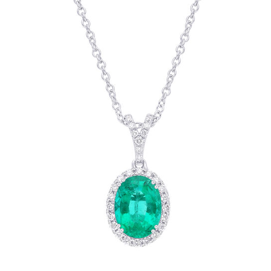 maison birks salon oval green emerald diamond halo sg15798p em 8x6 front image number 0