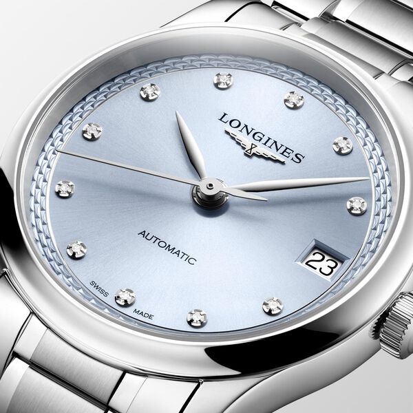 Master Automatic 34 mm Stainless Steel and Diamond