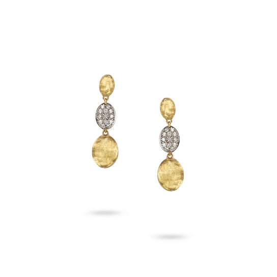 maison birks marco bicego siviglia yellow gold and diamond triple drop earrings ob1234 b yw image number 0