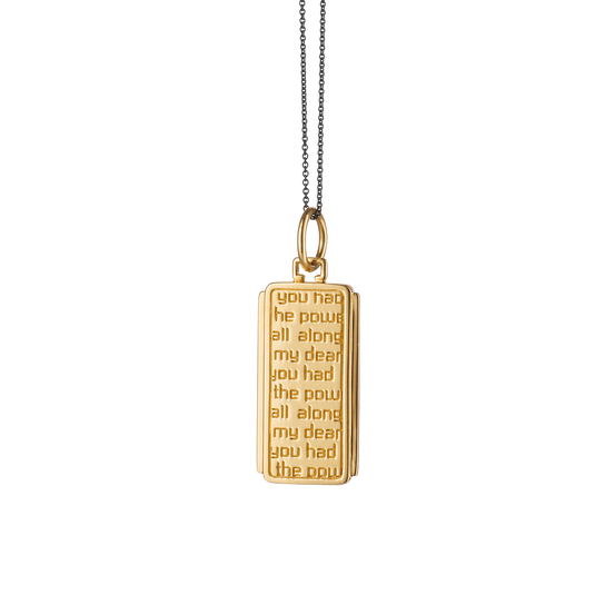 Monica Rich Kosann Yellow Gold Pendant CH-41340-Gold Model image number 0