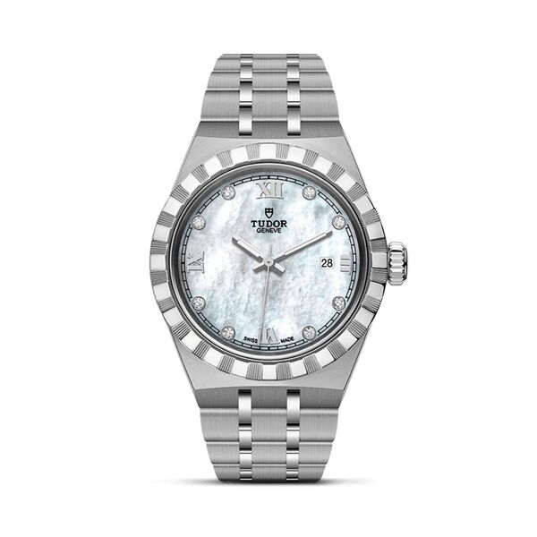 TUDOR Royal Automatic 28 mm Stainless Steel and Diamond