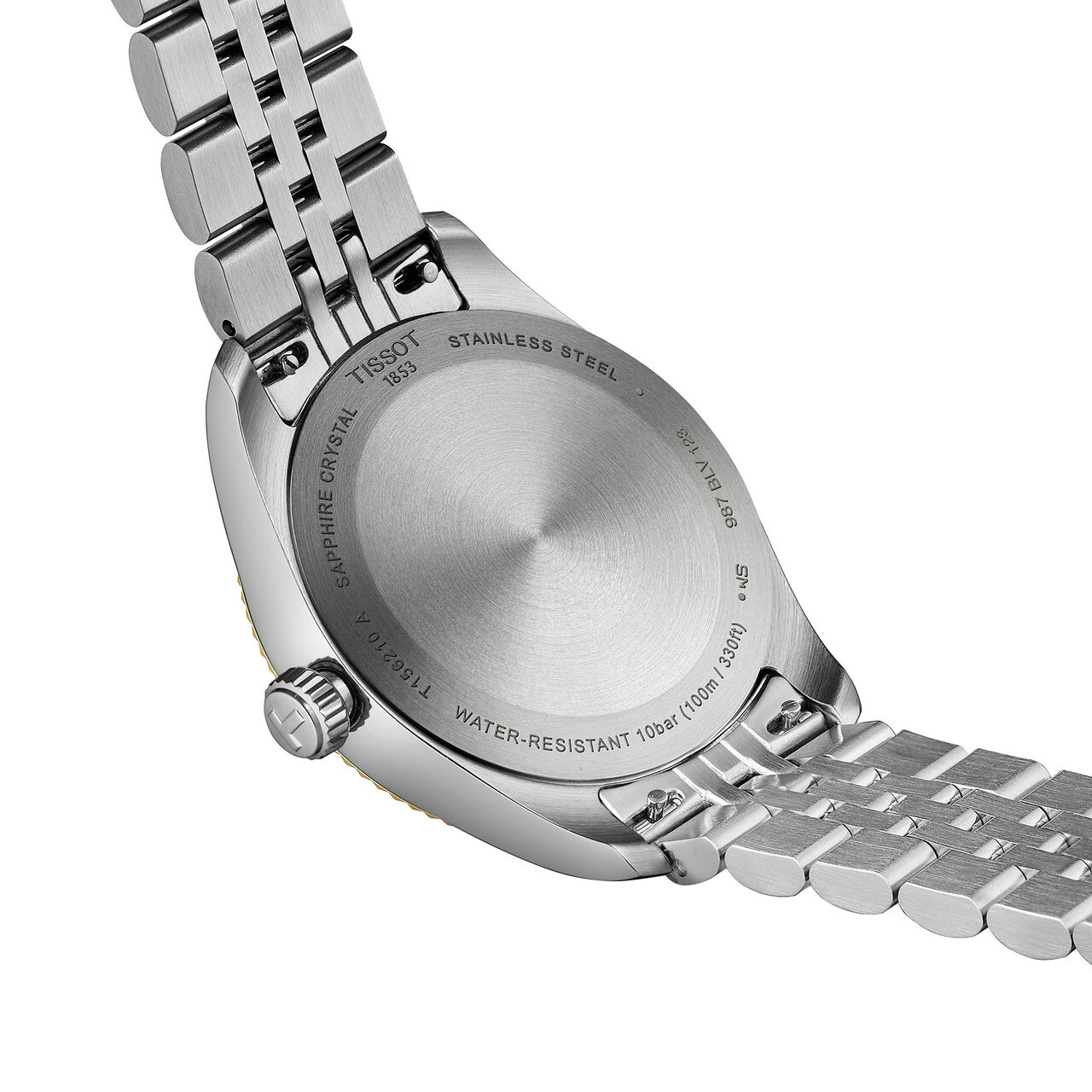 Tissot Ballade Quartz 34 mm Stainless Steel and Yellow Gold PVD &ndash; T1562102203100 image number 3