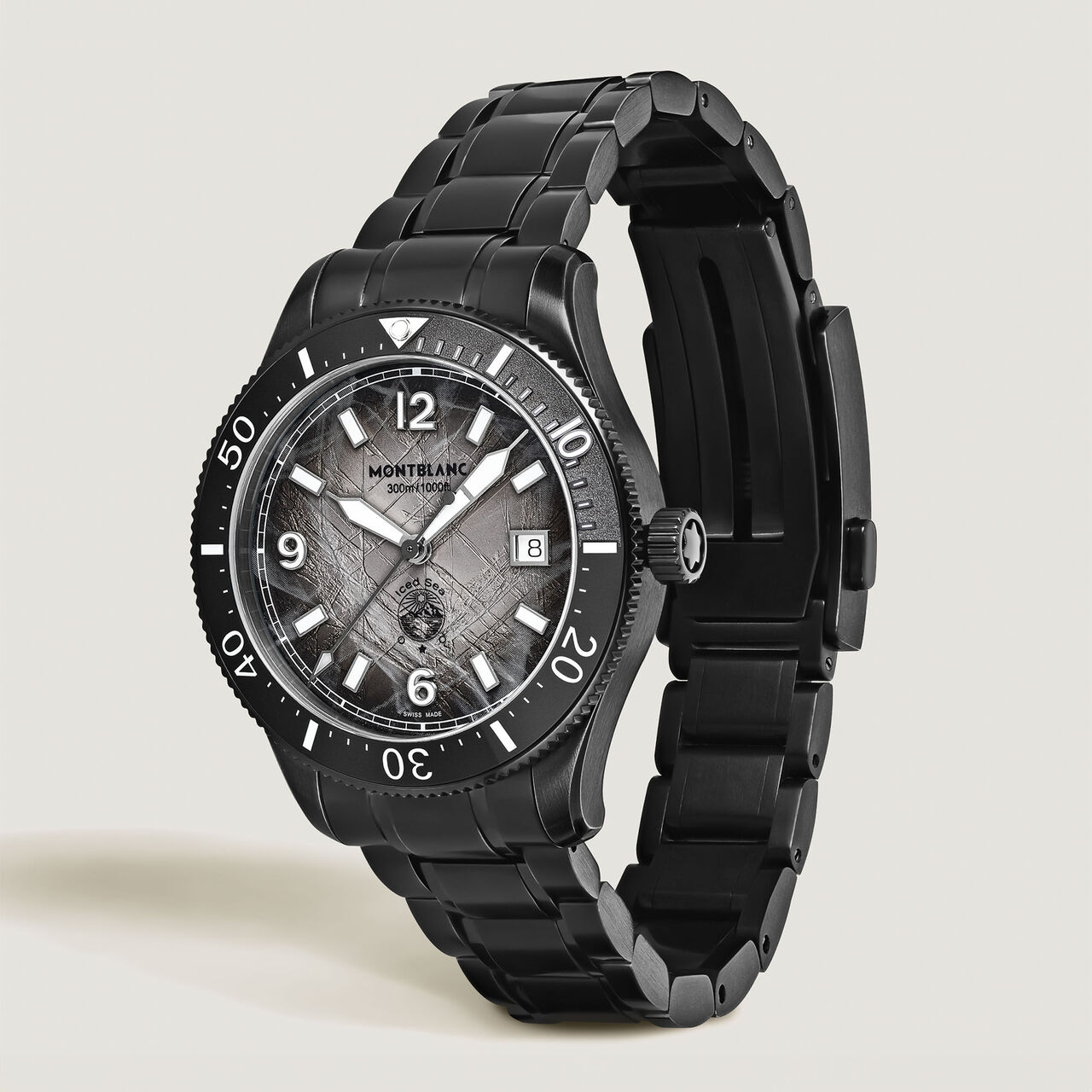 Montblanc 1859 0 Oxygen 41 mm automatique en acier inoxydable image number 2