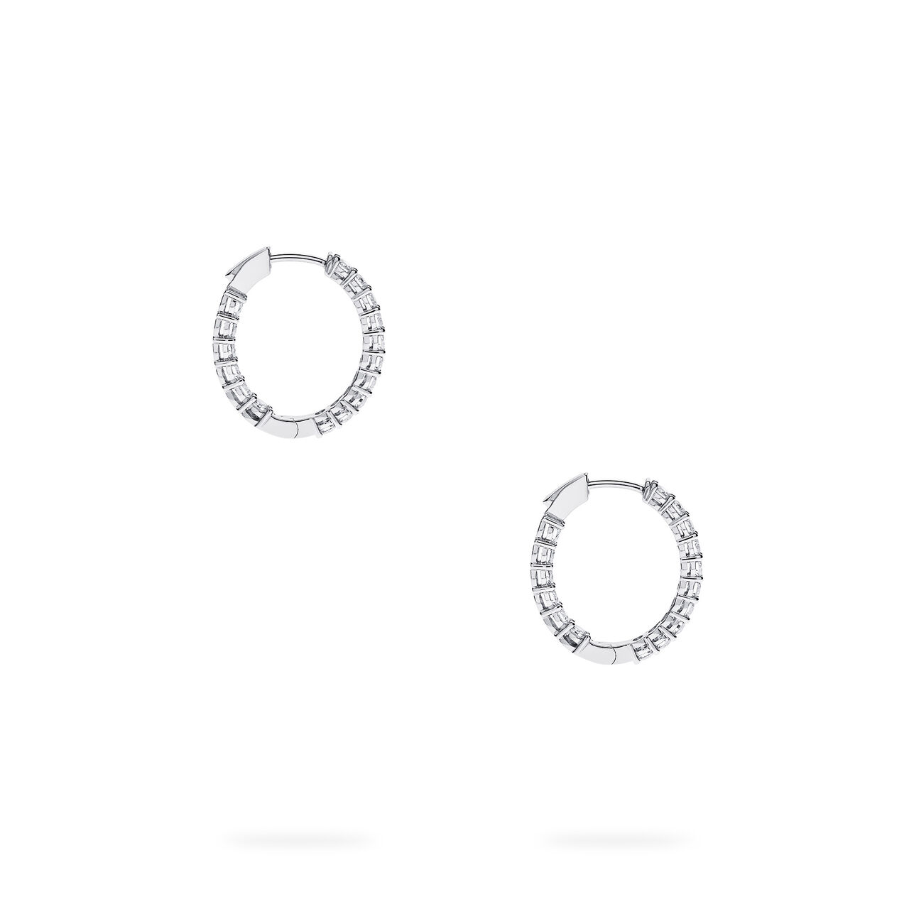Birks Essentiels Cr&eacute;oles en diamants et or blanc image number 3