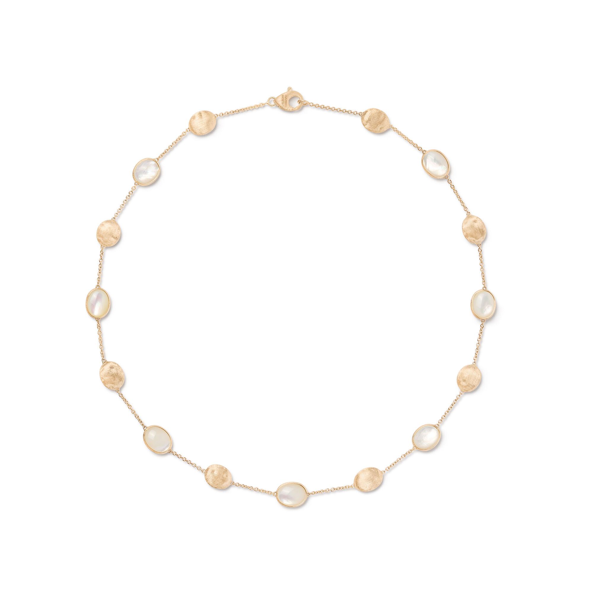 Siviglia Yellow Gold and Mother-of-Pearl Necklace