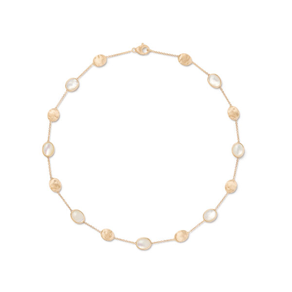 Siviglia Yellow Gold and Mother-of-Pearl Necklace