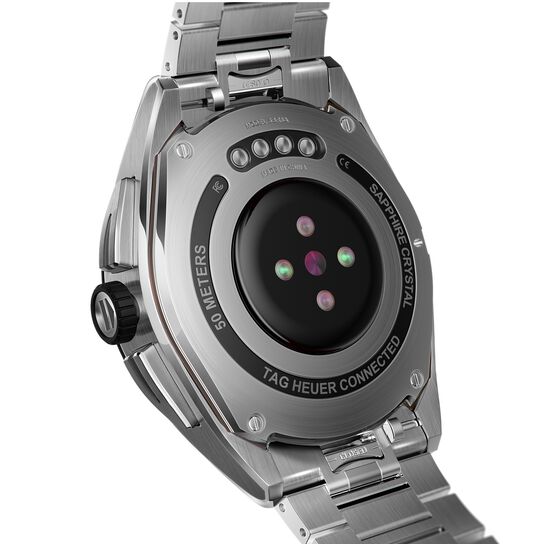 TAG Heuer Connected Calibre E4 45 mm Stainless Steel SBR8A10.BA0616 Back image number 3