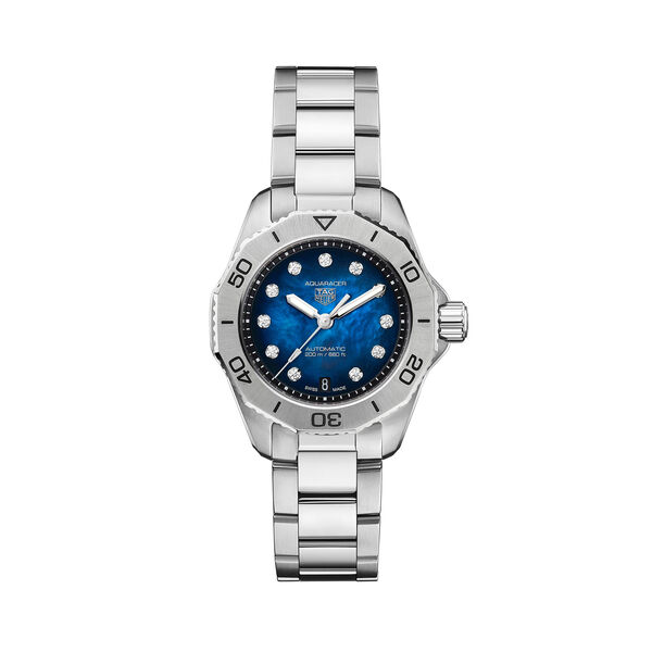 Aquaracer Professional 200 automatique en acier et diamants 30 mm