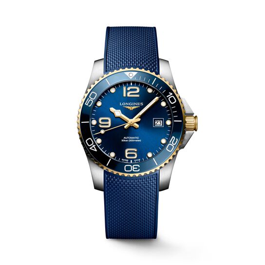 longines hydroconquest automatic 41 mm steel l3.781.3.96.9 front image number 0