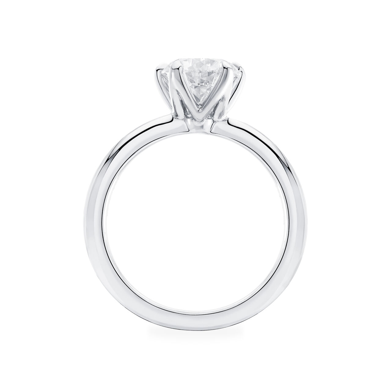 Birks North Star Round Solitaire Engagement Ring image number 2