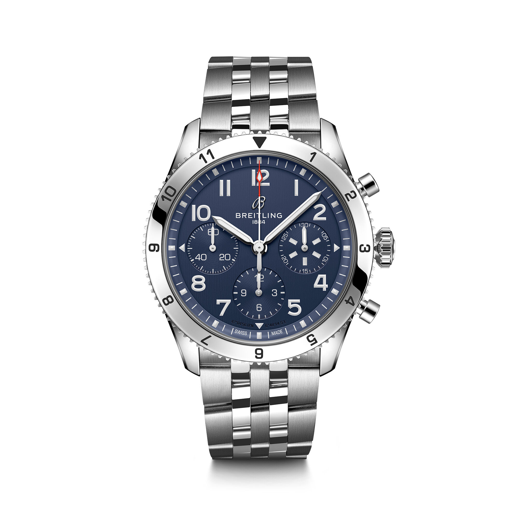 Classic AVI Vaught F4U Corsair Automatic Chronograph 42 mm Stainless Steel