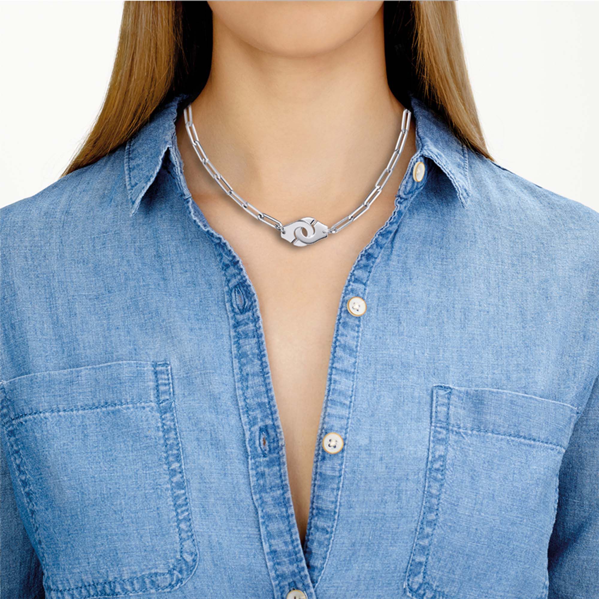 Dinh van on sale menottes necklace