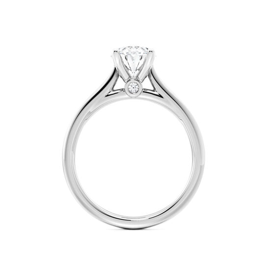 Birks 1879 Oval-Cut Solitaire Diamond Engagement Ring image number 2