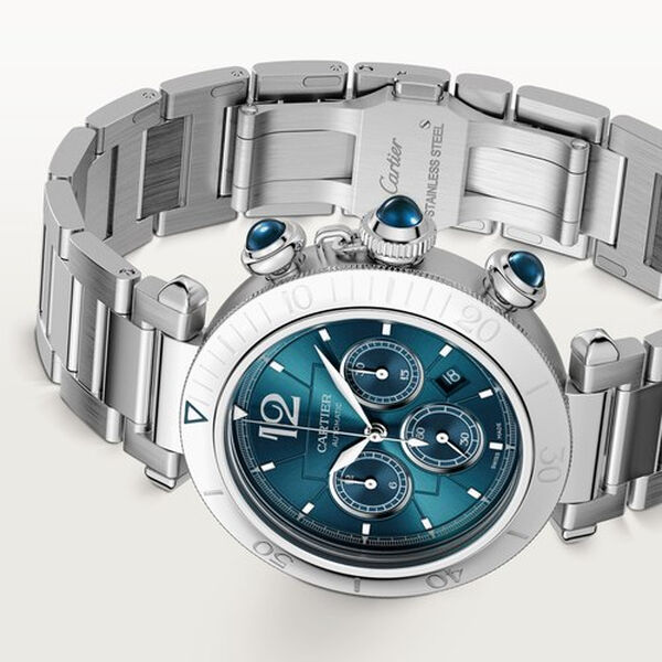 Pasha de Cartier Automatic Chronograph 41 mm Stainless Steel