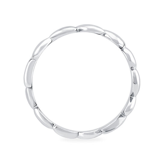 Birks Iconic Silver Stackable Pebble Ring image number 3