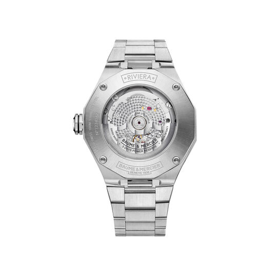 Baume & Mercier M0A10682 Riviera Automatic Moonphase 43 mm Stainless Steel Back image number 1