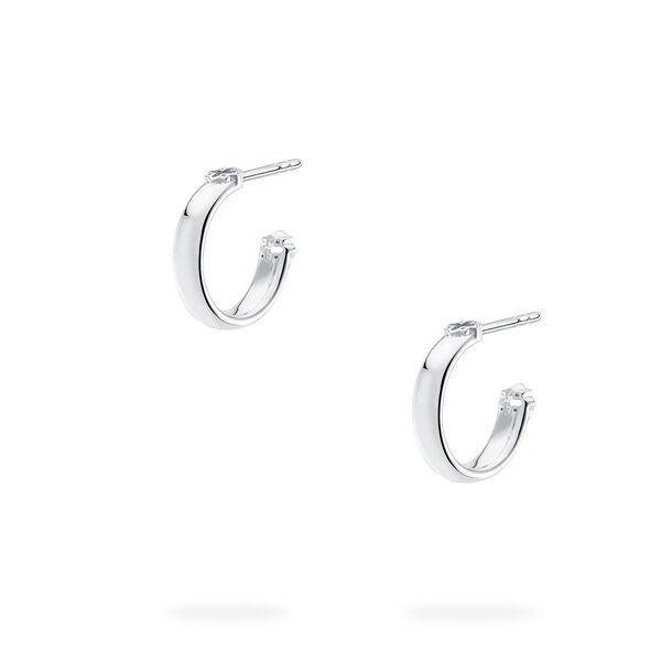 15 mm Sterling Silver Hoop Earrings