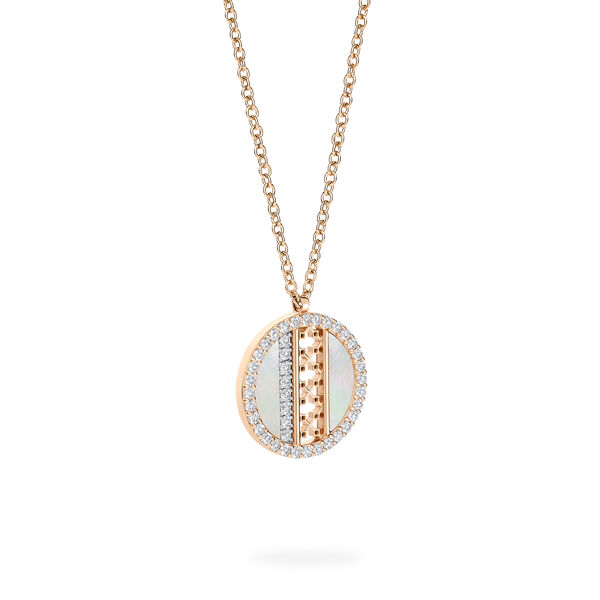 Mother-of-Pearl Medallion Pendant