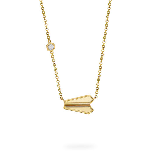 Birks Beekeeper Yellow Gold Necklace image number 0