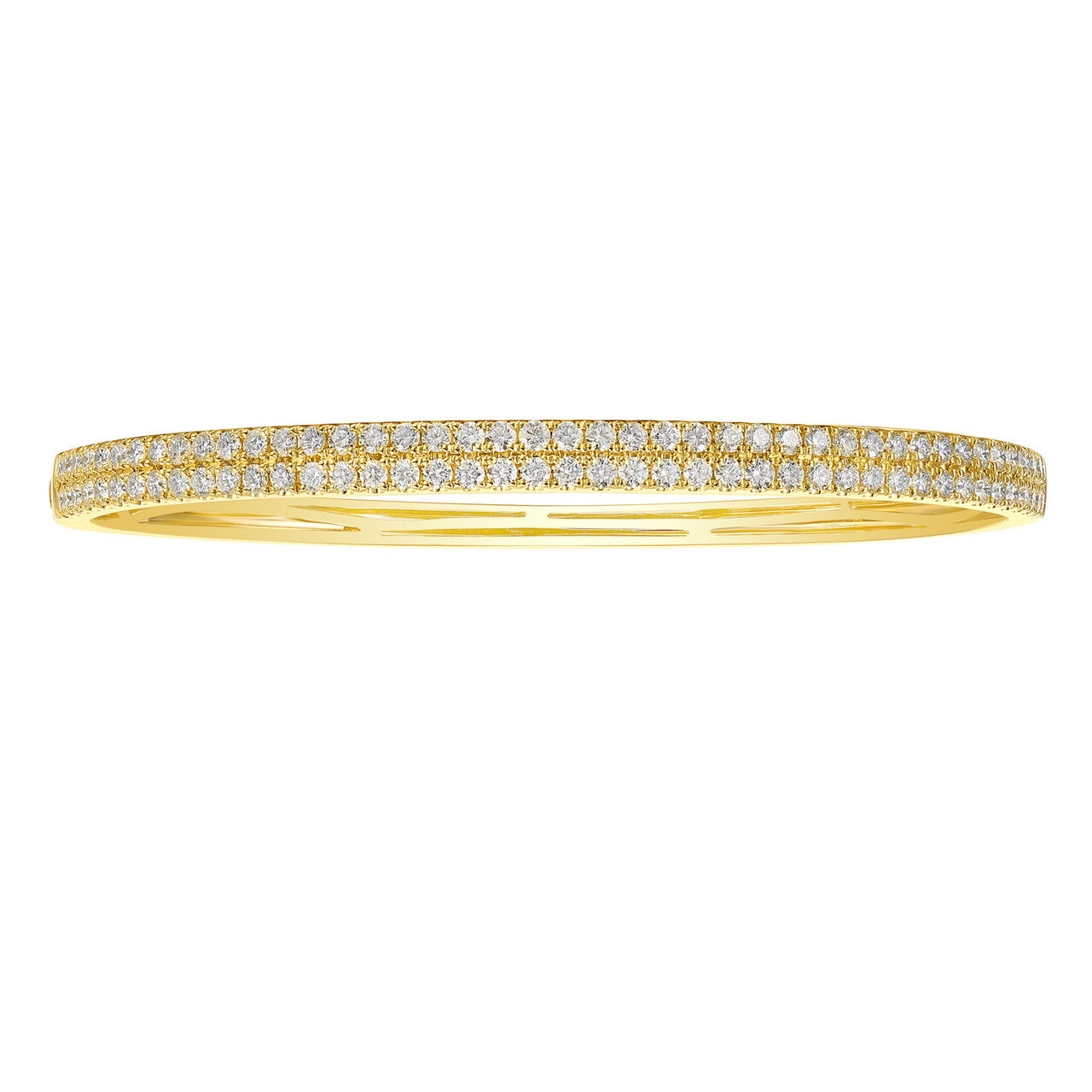 Salon bracelet de diamants en or jaune image number 0