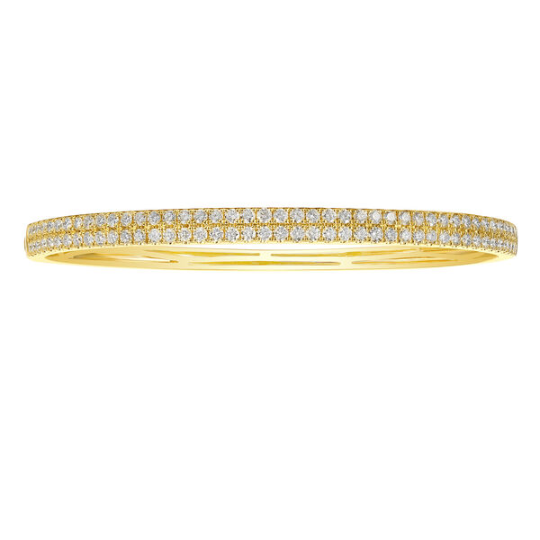 Bracelet de diamants en or jaune