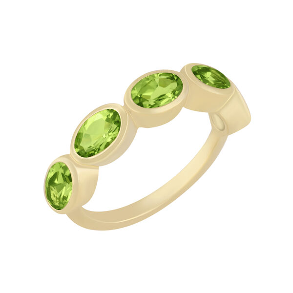 Oval Shape Peridot Ring