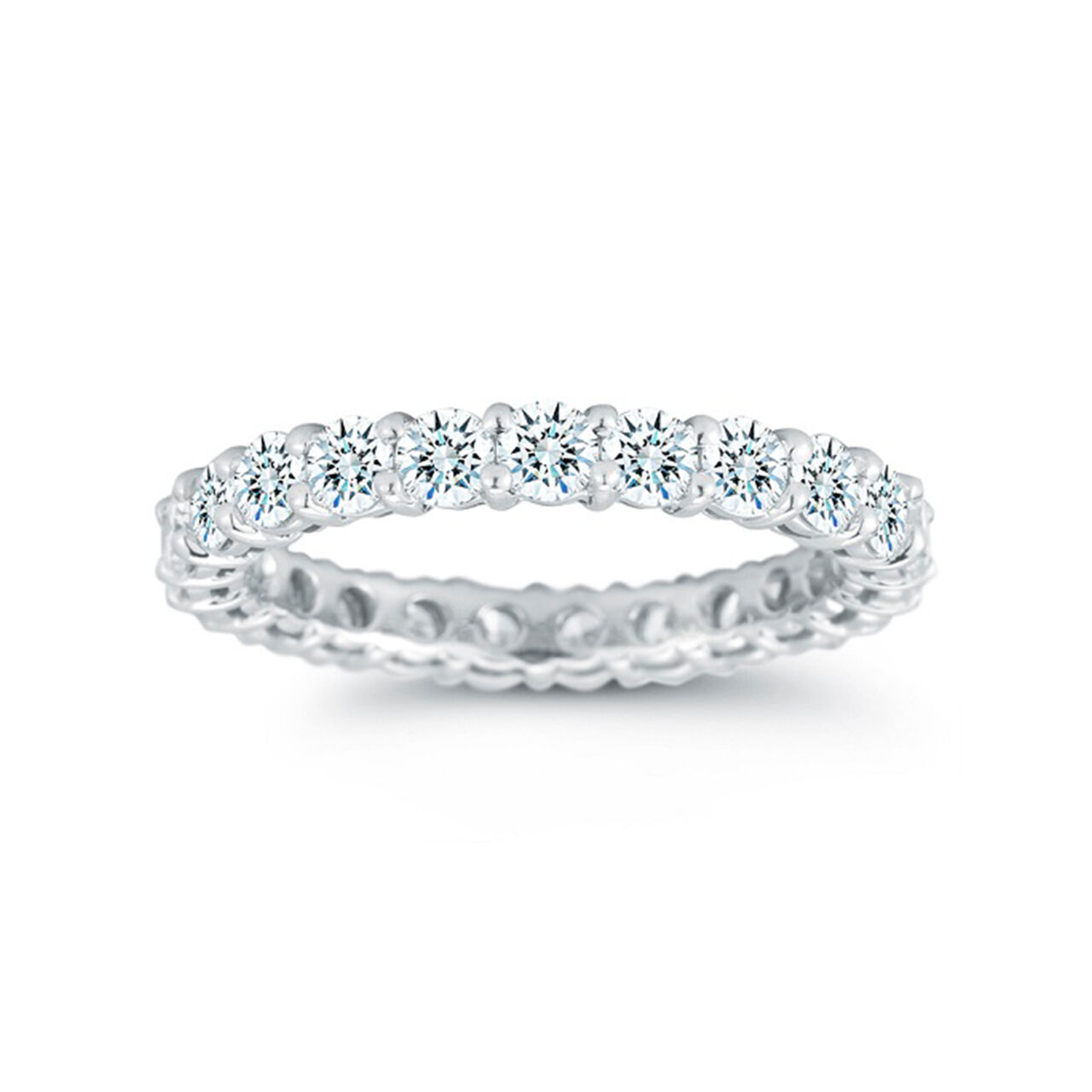 Bijoux Birks Platinum And 2.07Ct Diamond Eternity Wedding Band image number 0