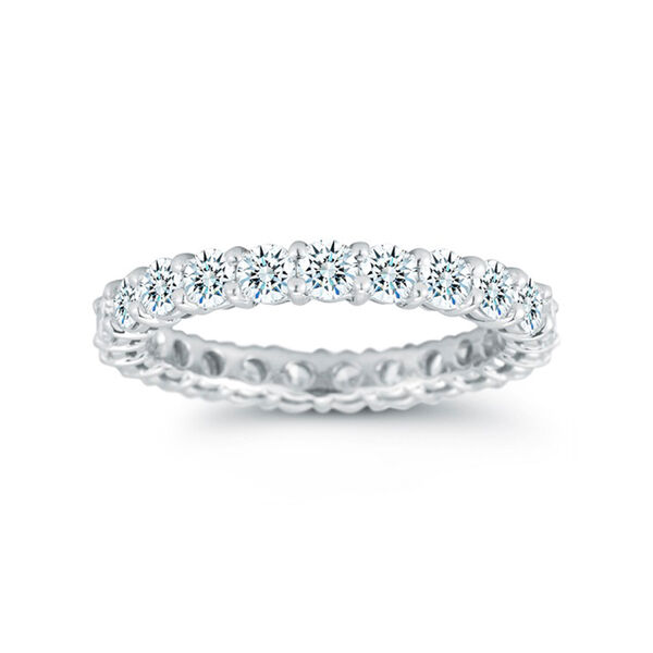 Platinum and 2.07ct Diamond Eternity Wedding Band