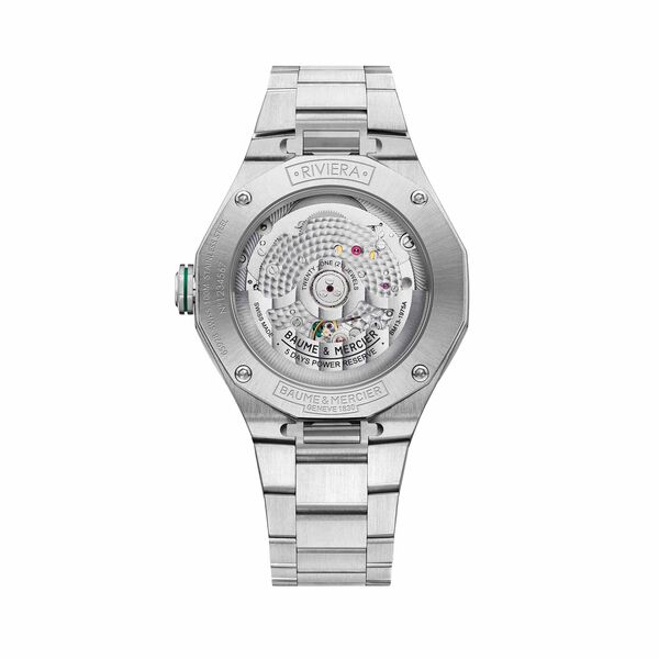 Riviera 39 mm Baumatic en acier inoxydable