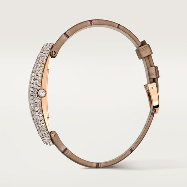Baignoire Allongée Manual 47 x 21 mm Rose Gold and Diamond