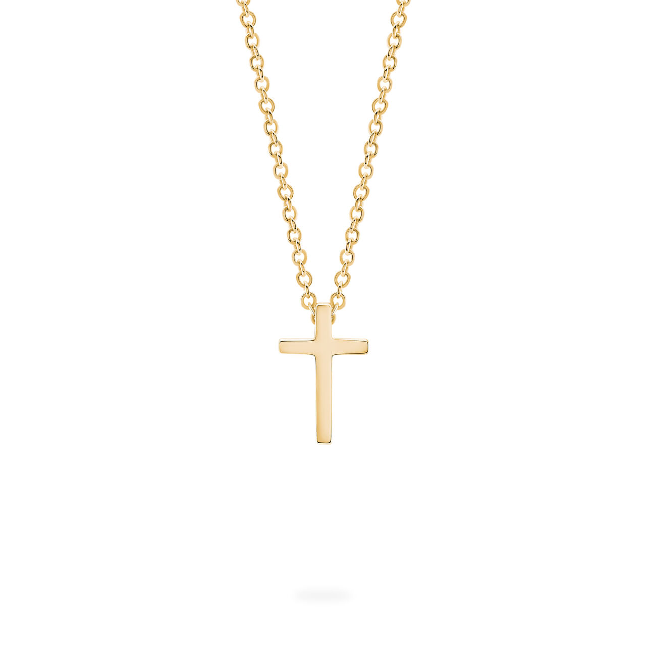 Birks Essentials Yellow Gold Cross Pendant for Kids image number 0