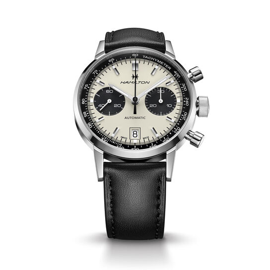 Hamilton Intra-Matic 40 mm chronograpphe automatique en acier inoxydable image number 5