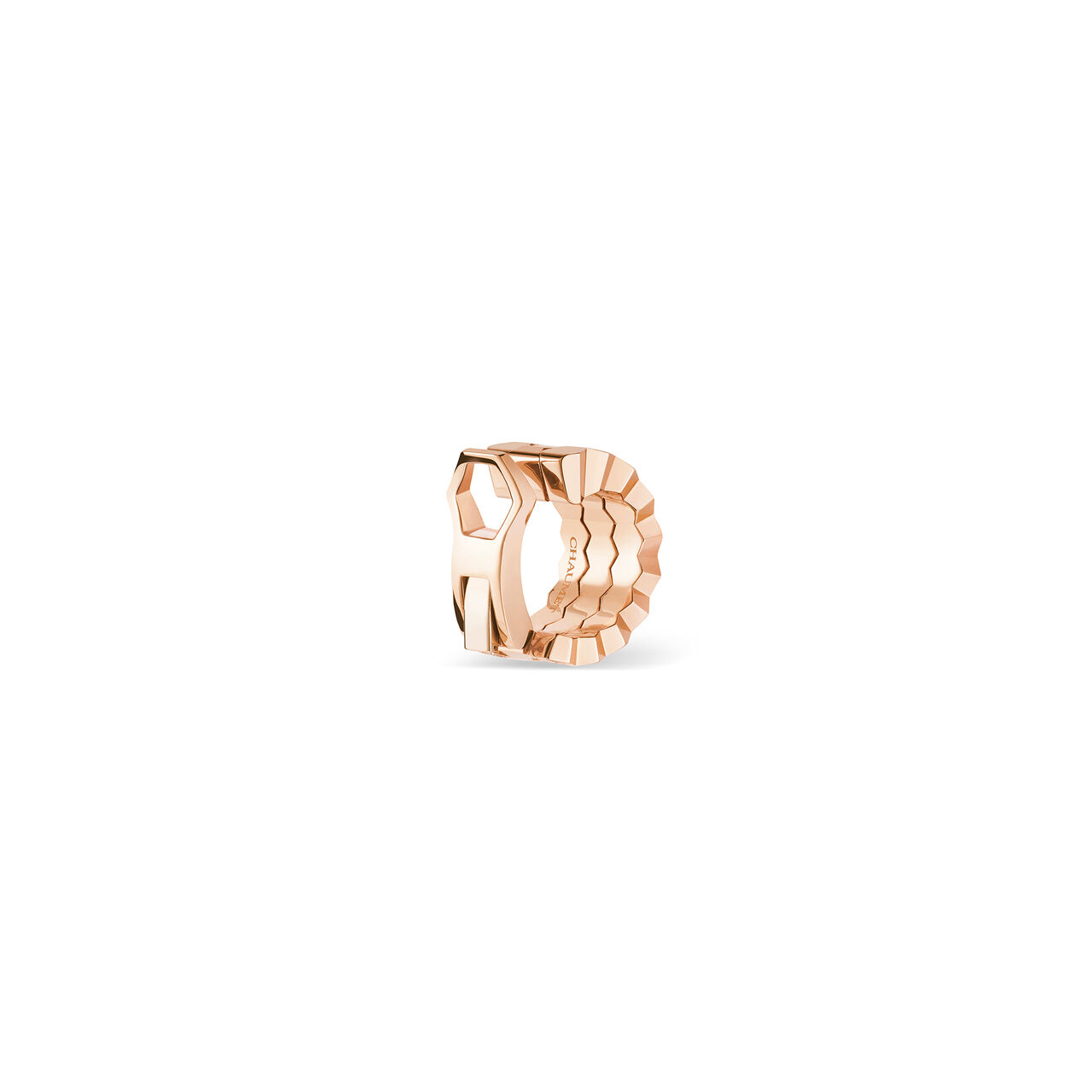 Chaumet Bee My Love Small Rose Gold and Diamond Single Cuff Earring 85609 image number 3