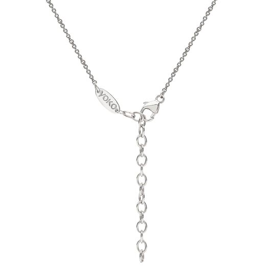 yoko london sleek white gold pearl diamond x pendant qyn2232 7x back image number 3